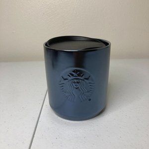 Starbucks 8oz. Ceramic Double Wall Tumbler Mug w/ Lid Iridescent Blue